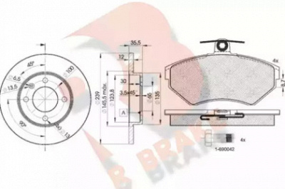 R BRAKE 3r11563300 -